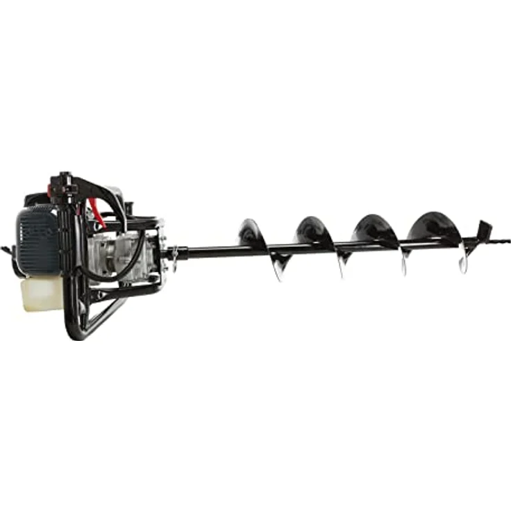 Practixx Benzin Erdbohrer PX-EB-52, 2-Takt Motor mit 1,97 PS, Bohrerlänge 800mm, inkl. Ø 100, 150, 200mm Bohrer, handlich mit 2 Griffen – Bild 5