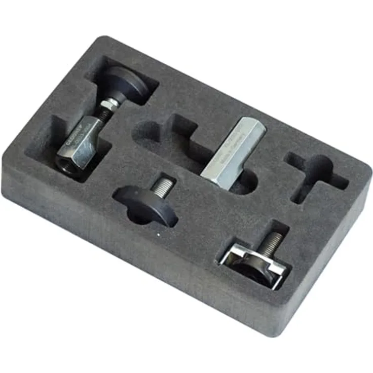 Gedore KL-0033-300 E Niederhalter-Satz für Quer- und Raumlenker, Montagezubehör zur Unterstützung beim Federwechsel