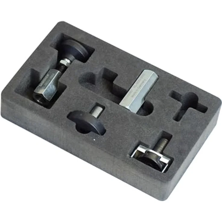 Gedore KL-0033-300 E Niederhalter-Satz für Quer- und Raumlenker, Montagezubehör zur Unterstützung beim Federwechsel – Bild 1