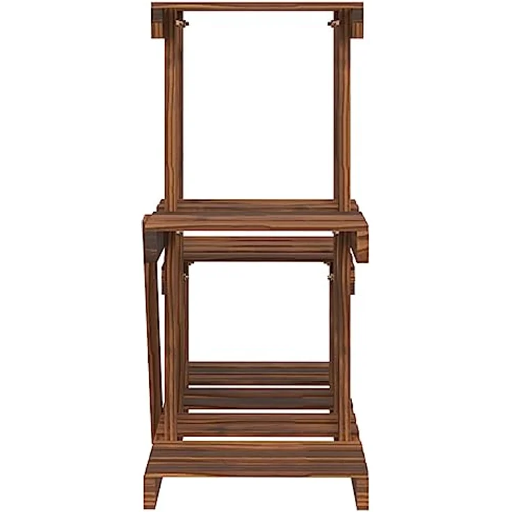vidaXL Blumenständer 58x25x51 cm Massivholz Tanne – Bild 5