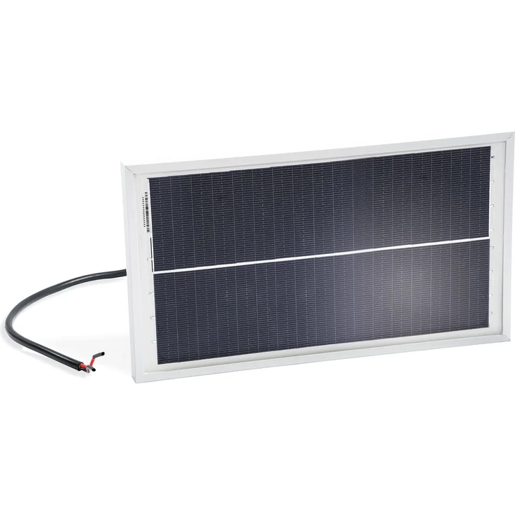 Esotec monokristallines PV Solarmodul 6Wp, 18V, 264x148x17mm, effizient mit Alurahmen und Gehärtetem Glas