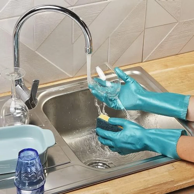 Mapa Spontex Handschuh Wash Ups Größe L mit Anti Rutsch System – Bild 6
