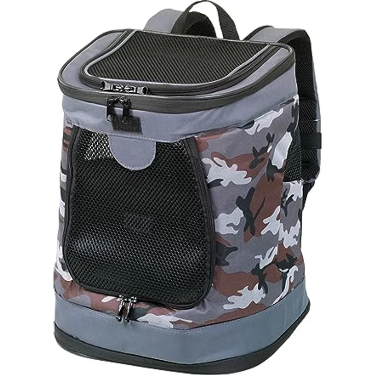 Nobby Tiertransporttasche Rucksack "PLATA", formstabil bis 10 kg mit gepolsterter Rückenpartie und Frischluftzufuhr, 41 x 21 x 30 cm – Bild 1