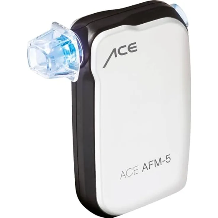 A AFM-5 Alkoholtester Weiß 0 bis 4 ‰ Anzeige per Smartphone