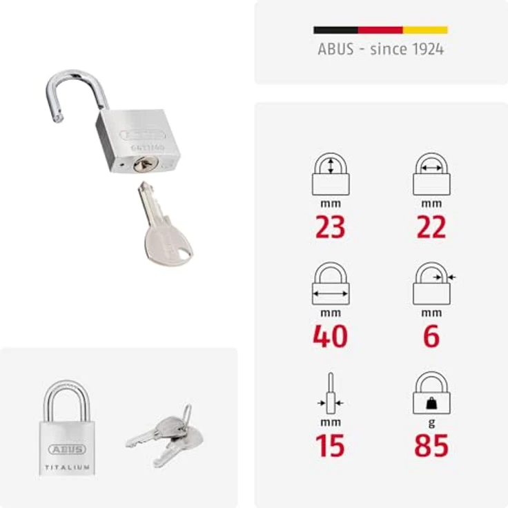 Abus 64TI-40 Titalium – Bild 4