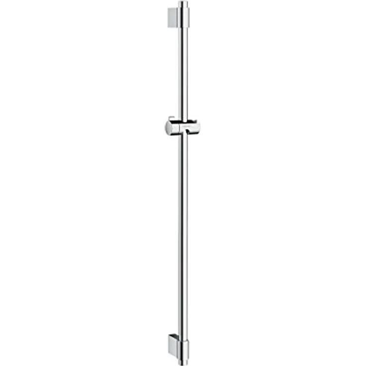 hansgrohe Brausestange Unica Varia, Duschstange 105cm verstellbar mit Duschkopfhalterung, Chrom – Bild 1