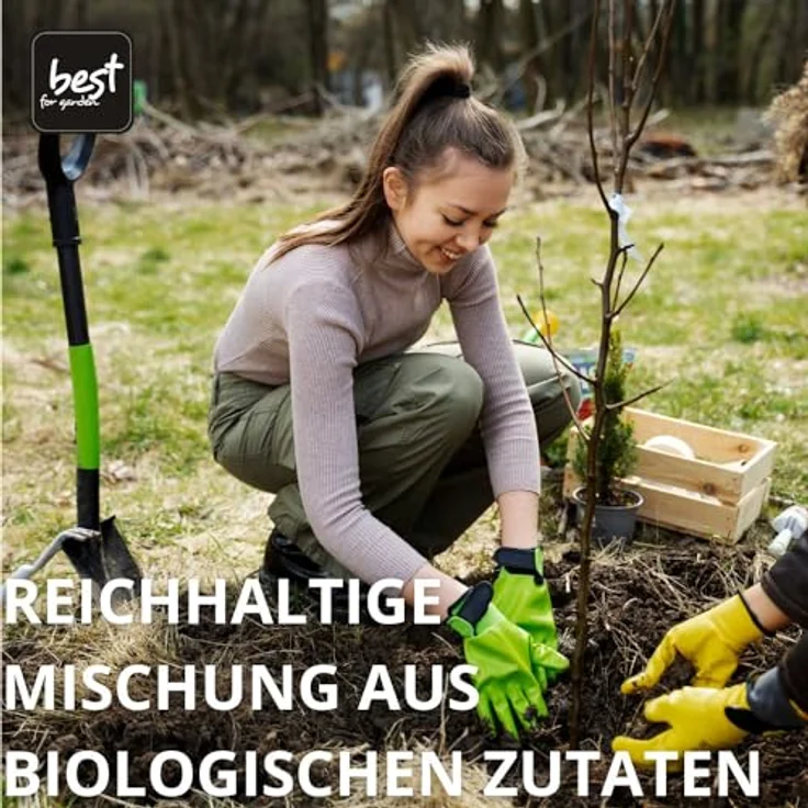 Best for Home Bio-Erde Bio-Blumenerde, torffrei, nährstoffreich für Zimmer- & Balkonpflanzen, Schwarzerde, 20L & 50L – Bild 7