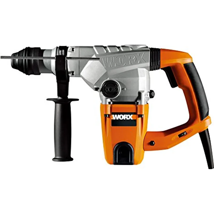 WORX WX333 Schlagbohrhammer 1250W zum Hammerbohren, Bohren & Meißeln Kraftvoller SDS plus Hammerbohrer mit Antivibrations-Handgriff 5 Joule Einzelschlagstärke – Bild 2