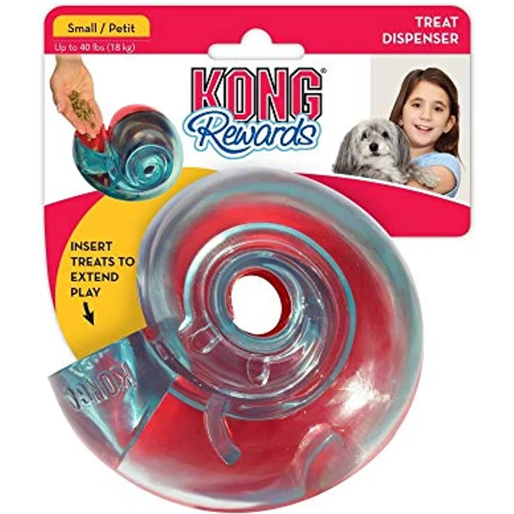 KONG – Reward Shell – Besonders Robuster Interaktiver Leckerlispender – Für Kleine Hunde – Bild 3