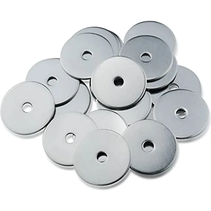 MeHurr Unterlegscheiben M4 x 25mm, 20 Stück Beilagscheiben aus Edelstahl A2 V2A 304, korrosionsbeständige Metallscheiben für Schrauben & Muttern