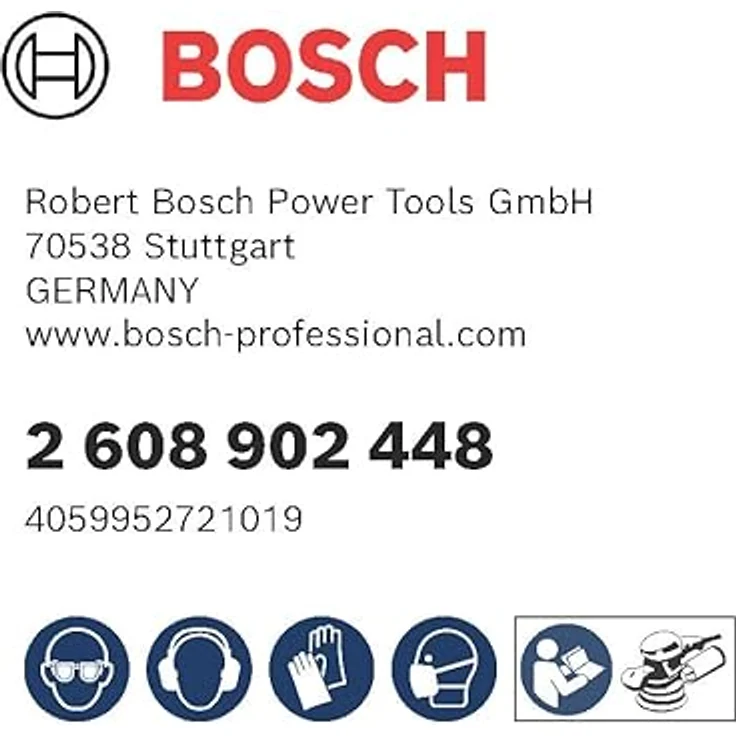 Bosch 9x EXPERT O780 Folienschleifscheiben-Set, 150 mm, 9‑tlg. für Hartholz, Farbe auf Holz, Ø 150 mm, Körnung 3x80, 3x120, 3x180, Professional Zubehör Exzenterschleifer – Bild 5