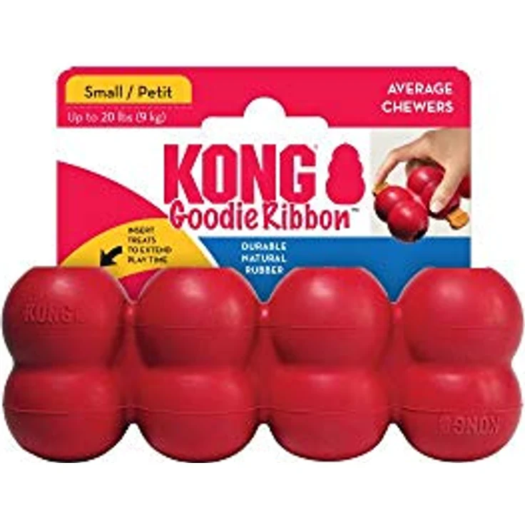 KONG Goodie Ribbon Kleines Kauspielzeug für Hunde – Bild 3