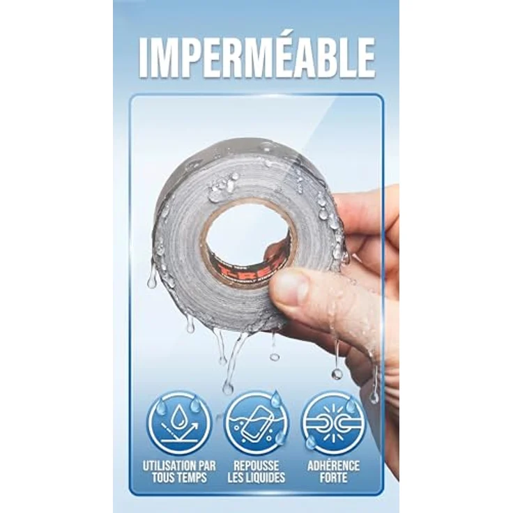T-Rex T-REX Tape Mini-Rolle extra starkes Gewebeband 25 mm x 9,1 m – Bild 8