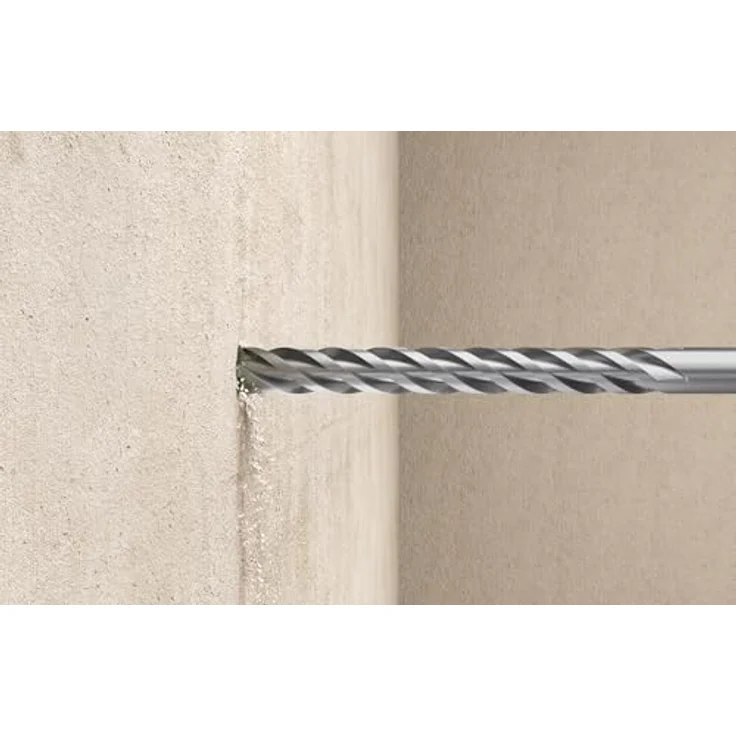 fischer Steinbohrer D-SDX 10,0 x 70-120 PE, 4-Schneiden-Hartmetallbohrer für Mauerwerk und Porenbeton, hohe Standzeit, präzises Bohren mit Akku-Schlagbohrern – Bild 3