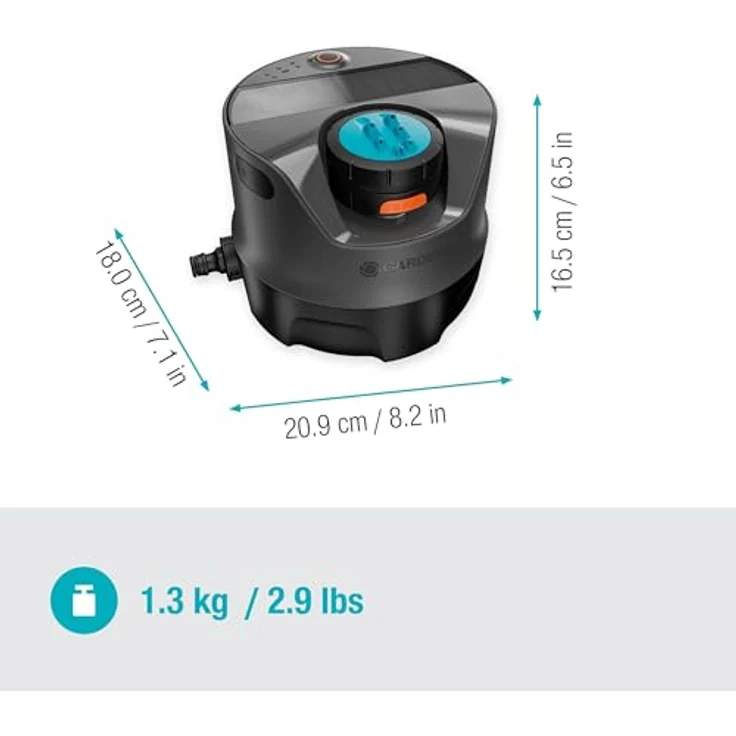 Gardena AquaPrecise, solarbetriebenes Bewässerungssystem für Rasen bis 320 m² mit Bluetooth App-Steuerung – Bild 12