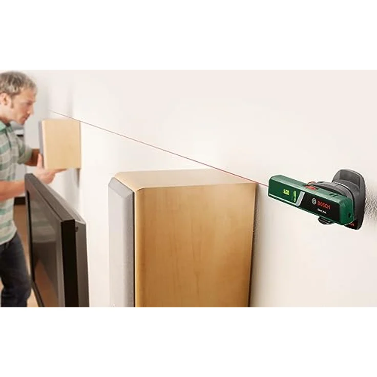 Bosch Home & Garden, Wasserwaage EasyLevel in Hosentaschenformat mit Laserprojektion, ± 0,5 mm/m Genauigkeit – Bild 4