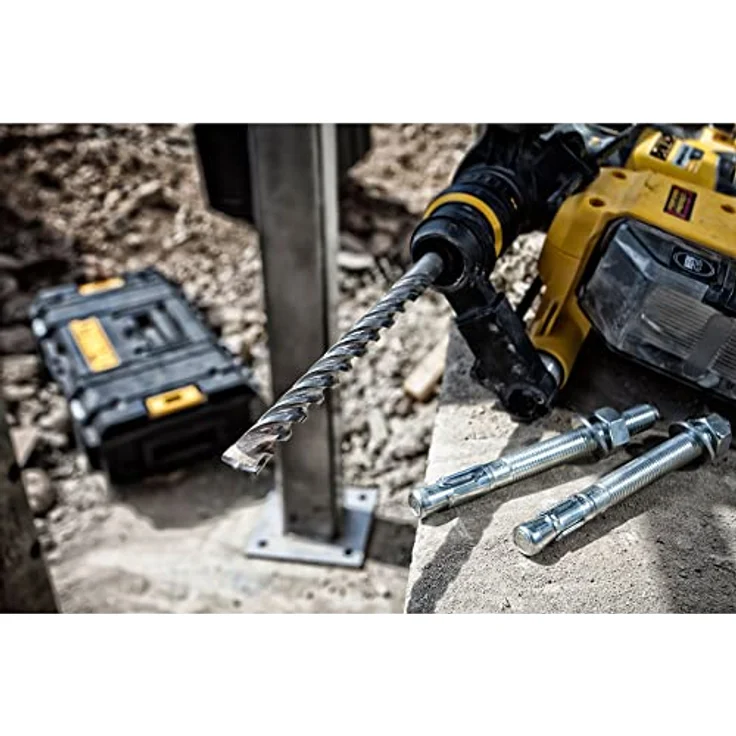 Dewalt SDS-Plus Hammerbohrer-Schlagbohrer EXTREME 2 (12x600x550 mm, für den Dauereinsatz in härtestem Beton, Mauerwerk, Natur- und Kusntstein) DT9558-QZ – Bild 4