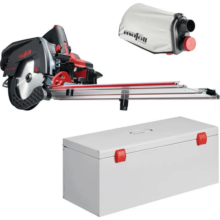 Mafell Kappschienen Säge KSS 50 18 M bl PURE, Akku, 52 mm Schnitttiefe, inkl. Transportkoffer CAS 91D702