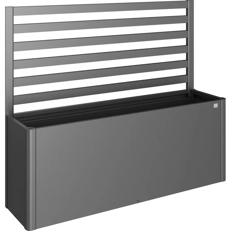 Biohort Rankgitter für HochBeet 4m, dunkelgrau-metallic, aus Stahl, Höhe: 91 cm