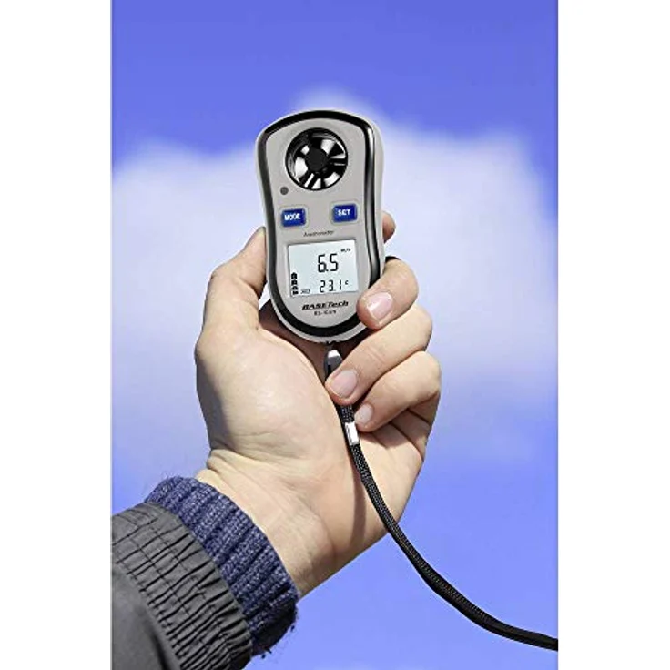 Basetech BS-10AN Anemometer 0.1 bis 30 m-s mit Temperaturmessfunktion (BS-10AN) – Bild 3
