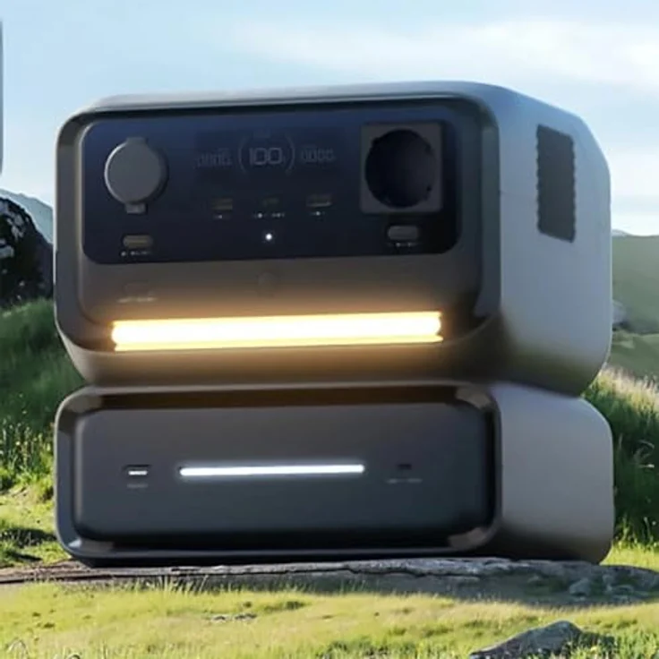 EcoFlow River 3 Max, Power Station mit 572 Wh Kapazität, 8 kg, 3 x 600W Ausgang – Bild 2