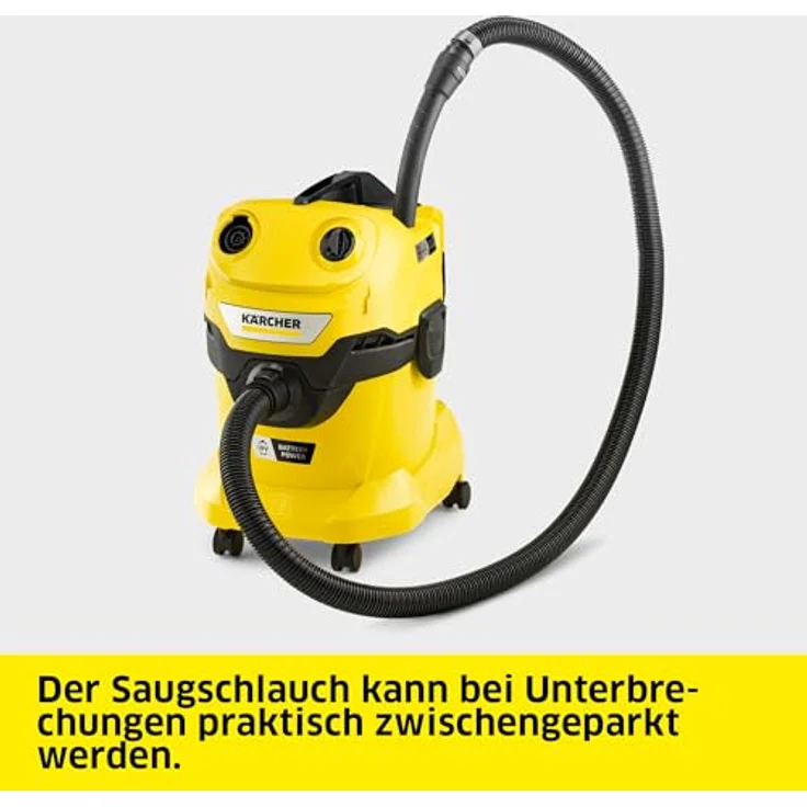 KÄRCHER Nass-Trocken-Sauger WD 4-18 Dual V-20/22, 36-V-Motor, 20 l Kunststoffbehälter – Bild 5