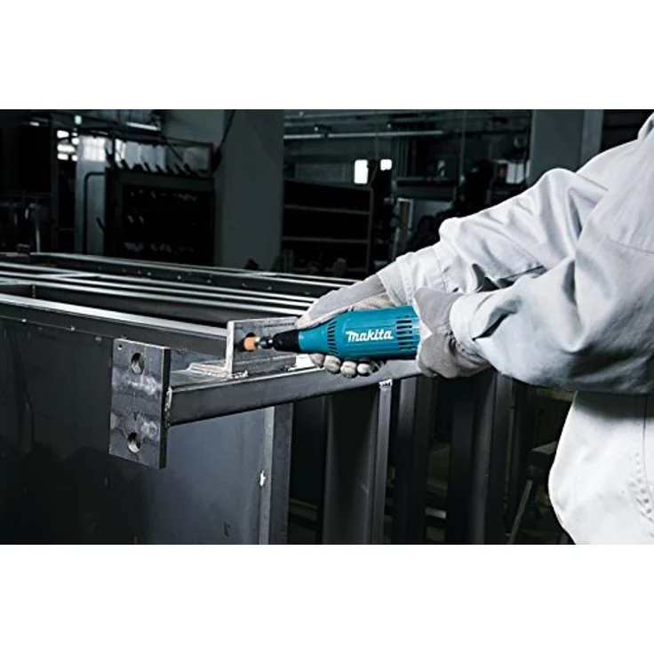 Makita GD0603 Geradschleifer 6 mm, 240 W, Schwarz, Blau – Bild 6