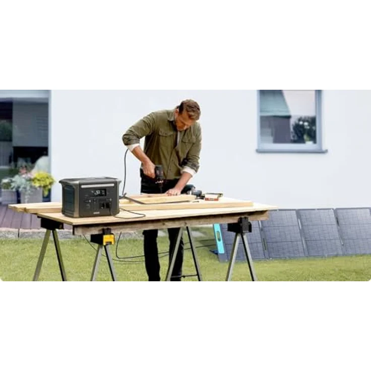 Anker SOLIX F1500 Power Station, 1536Wh, 1800W, LiFePO4, App-steuerbar, tragbar, für Outdoor und Notstrom – Bild 2