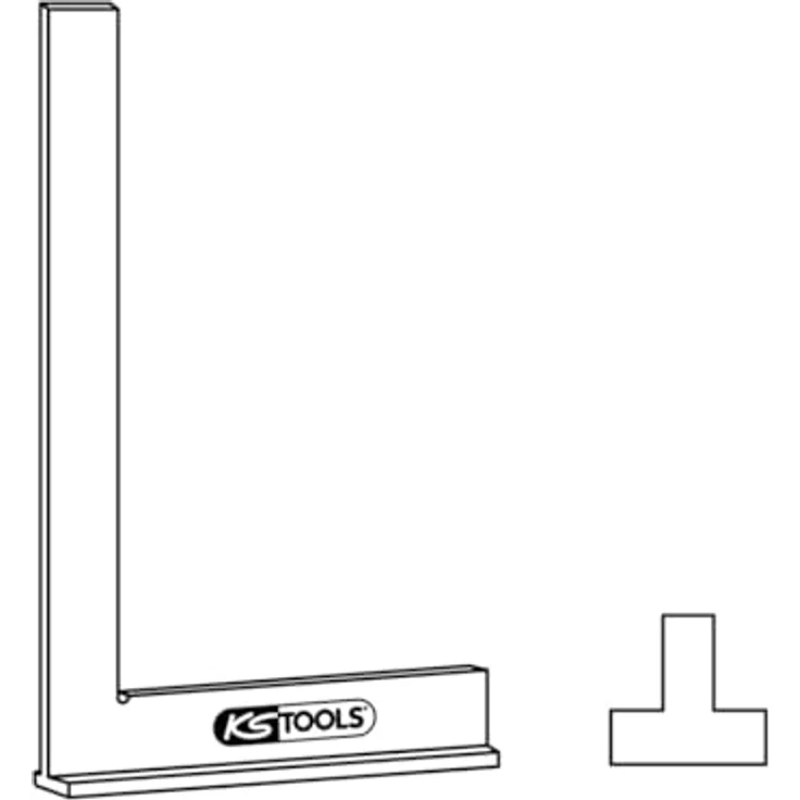 KS TOOLS Werkstatt-Anschlagwinkel 200 x 130mm Querschnitt 28 x 7mm, feingeschliffen - Preisvergleich – Bild 4