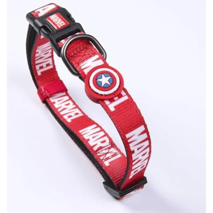 Cerdá Hundehalsband für Fan Pets, hochwertig bedruckt mit Marvel Motiven, 100% Polyester, Größe XS, offiziell lizenziert – Bild 2
