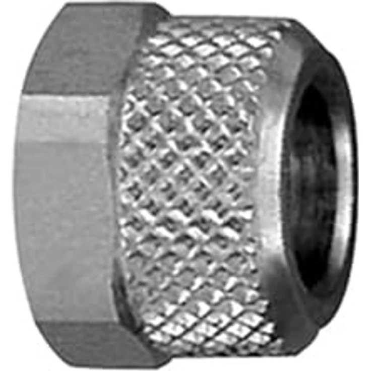 Riegler 115489-16.016-12-E Überwurfmutter »value line«, M16x1 für Schlauch 12/10 mm, Messing vernickelt, max. 18 bar – Bild 1