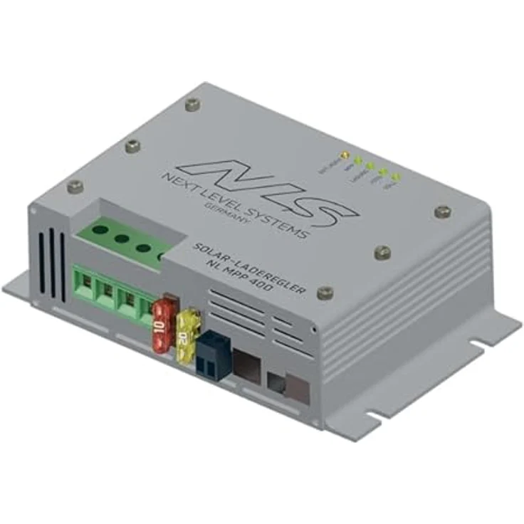 NLS Flat Solar Komplettsystem 100 W, Solaranlage mit MPP-Regler und einfacher Installation, schwarz – Bild 2