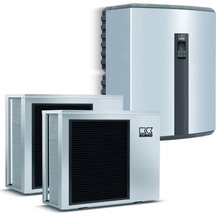 Remko WKF 130 Duo, Graphit Smart-Wärmepumpe, energieeffizient und kompakt