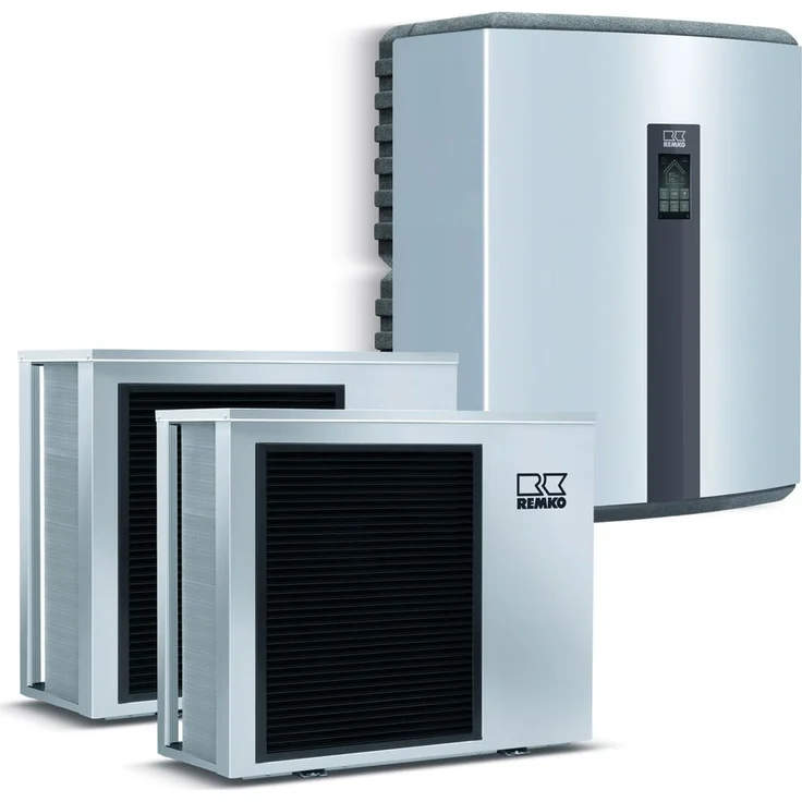 Remko WKF 130 Duo, Graphit Smart-Wärmepumpe, energieeffizient und kompakt
