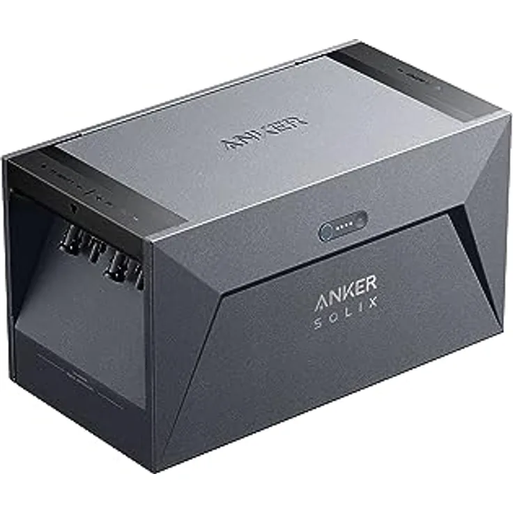 Anker SOLIX Solarbank E1600, 1,6kWh Akkukapazität, IP65, 6000 Ladezyklen, LFP Akku, Kompatibel mit 99% Aller Balkonkraftwerke, Installation in 5 Min. Plug&Play