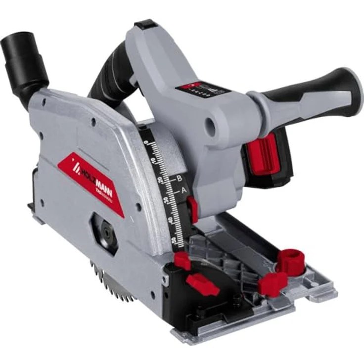 Holzmann TAS140AKKU, Handkreissäge 20V mit 2.0 Ah Li-ion Akku, abgenutzte Tauchsäge – Bild 2
