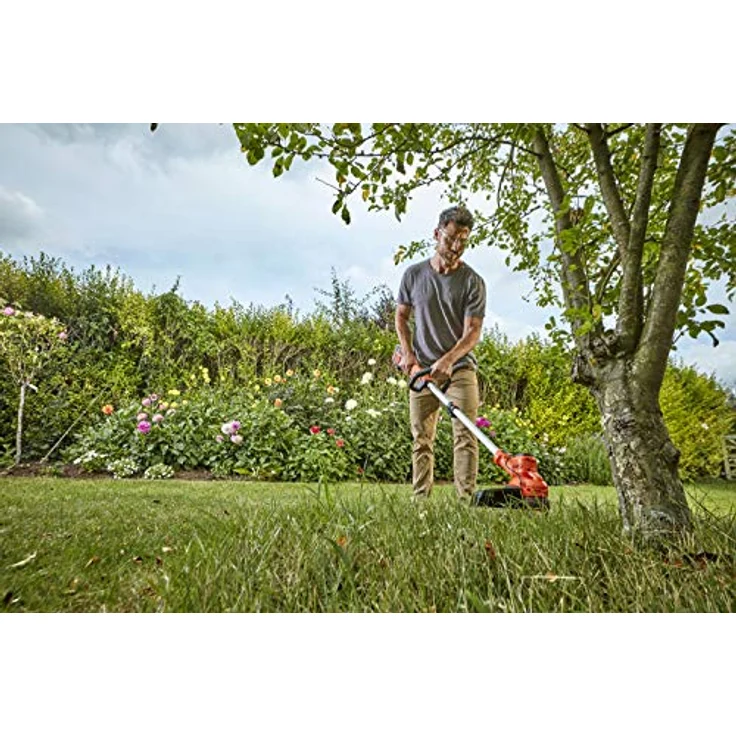 Black+Decker Akku-Rasentrimmer BCSTA536L1 -36V 2,5Ah, Schnittbreite 33 cm, kohlebürstenloser Motor, automatische Fadenverlängerung AFS, variable Drehzahl, inkl. Akku und Schnell-Ladegerät- – Bild 2