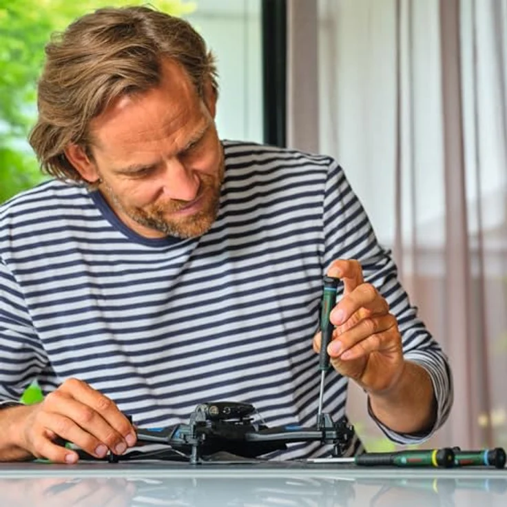 Bosch Präzisionsschraubendreher Set 8-teilig (Erstklassige S2-Stahl-Schraubendreher, PH/TX/SL, Farbcodierte Größe, Softgrip) – Bild 3