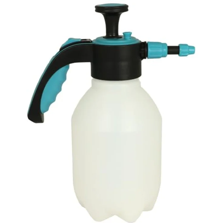 MePla Handdrucksprüher 2L + Gartenspritze 5L - ideal für Haus & Garten, universell einsetzbar, mit stufenlos verstellbarer Düse – Bild 2