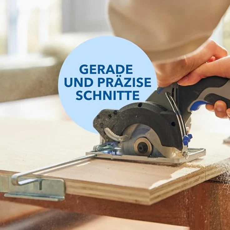 DREMEL Akku-Handkreissäge mit Laserführung, Parallelanschlag und Absaugvorrichtung – Bild 6