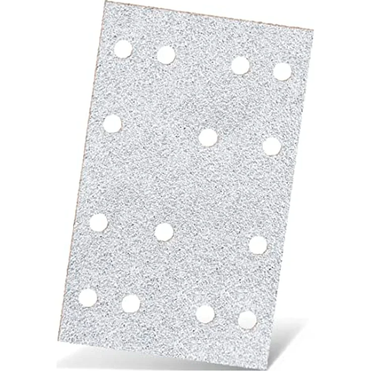 50 MENZER Klett-Schleifbögen f. Schwingschleifer, 133 x 80 mm - 14-Loch - K400 - Korund mit Stearat – Bild 2