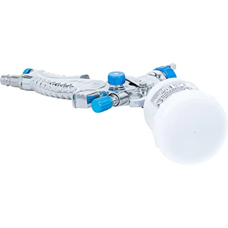 BGS 3315 | Mini-Druckluft-Farbsprühpistole | 120 cm | Aluminium-Gehäuse | verchromte Oberfläche | rostfreier Sprühkopf – Bild 4