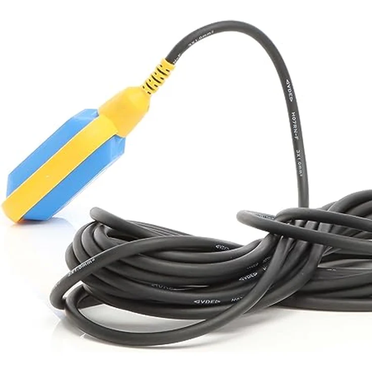WilTec 5m 250V 16A Schwimmerschalter Pumpe Tauchpumpen Pegelschalter Wechsler – Bild 6