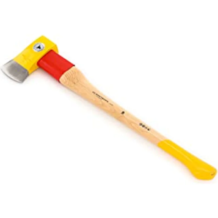 Ochsenkopf Spalt-Fix-Axt, Spaltaxt mit Rotband-Plus Stielbefestigung, Langlebiger Stiel aus Hickoryholz, 3,55 kg – Bild 3