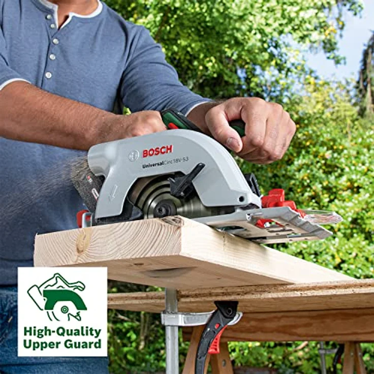 Bosch Akku-Kreissäge UniversalCirc 18V-53 (Präzises Sägen in Holz; max. Schnitttiefe 53 mm; 18 Volt System; ohne Akku) – Bild 3