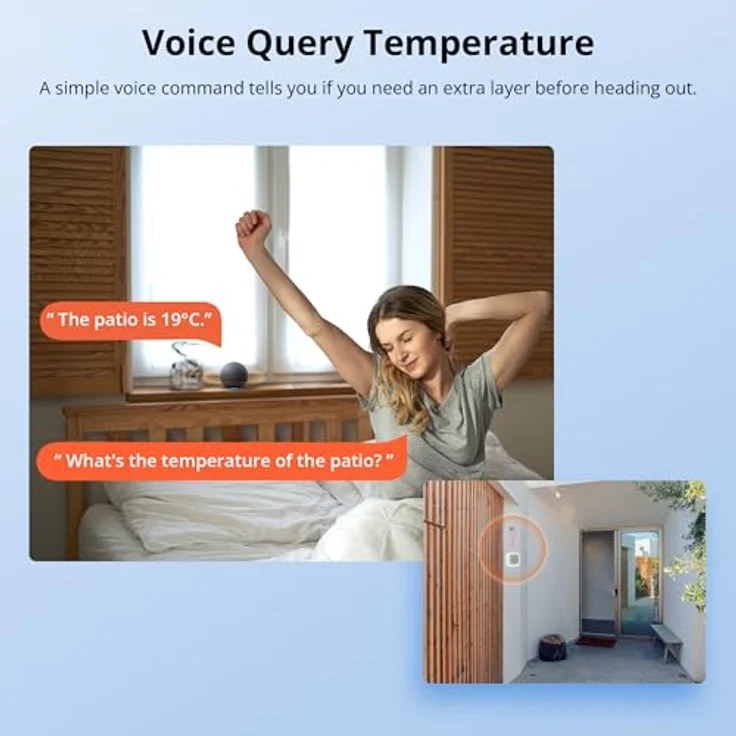 SONOFF SNZB-02WD, IP65 Zigbee LCD Smart-Temperatur-Feuchtigkeitsmessgerät, wasserdicht für Gewächshaus/Badezimmer, APP-Überwachung mit Diagrammen, flexible magnetische und hängende Installation – Bild 5