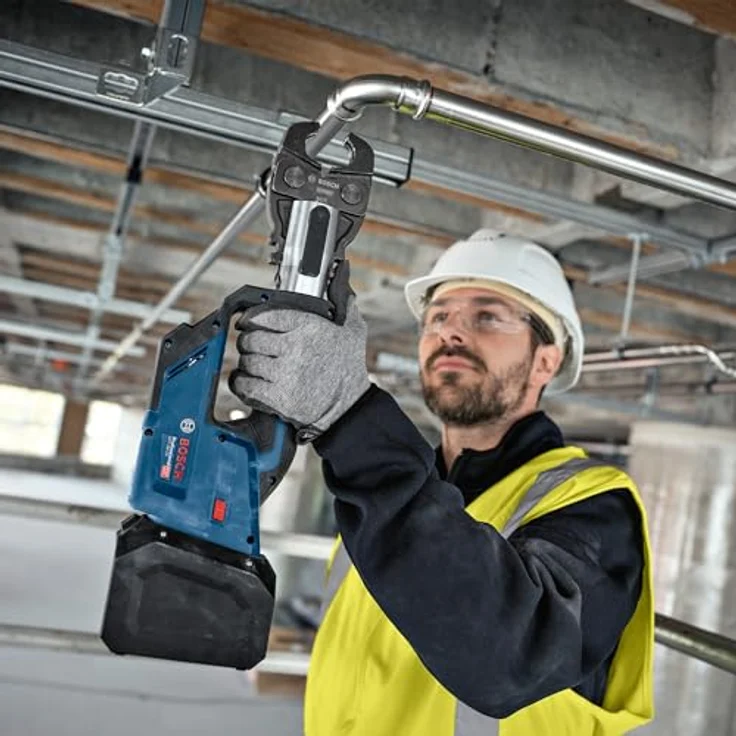 Bosch GPT 18V-19 Professional, Akku-Presswerkzeug mit 360° drehbarem Kopf und LED-Statuslicht, solo Variante – Bild 4