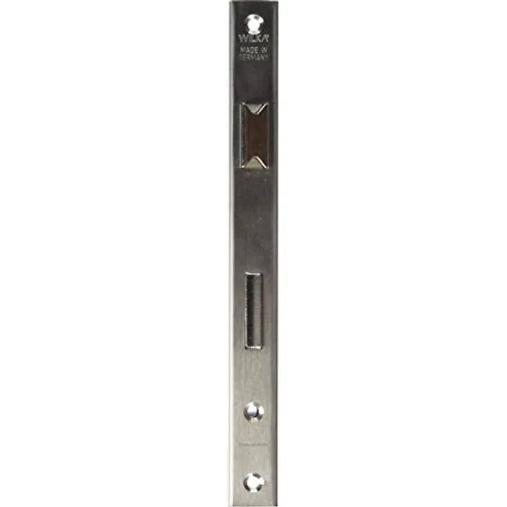 WILKA Rohrrahmen-Schloss 1438 | Dornmaß: 35 mm | Stulpe 245 mm U-Form Edelstahl, 1 Stück, Silber