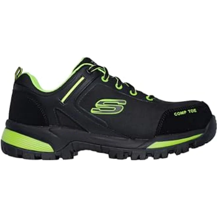 Skechers Gatlon S3L, Sicherheitsschuh mit rutschhemmender Laufsohle und Zehenschutzkappe, Herrenschuh aus Leder – Bild 3