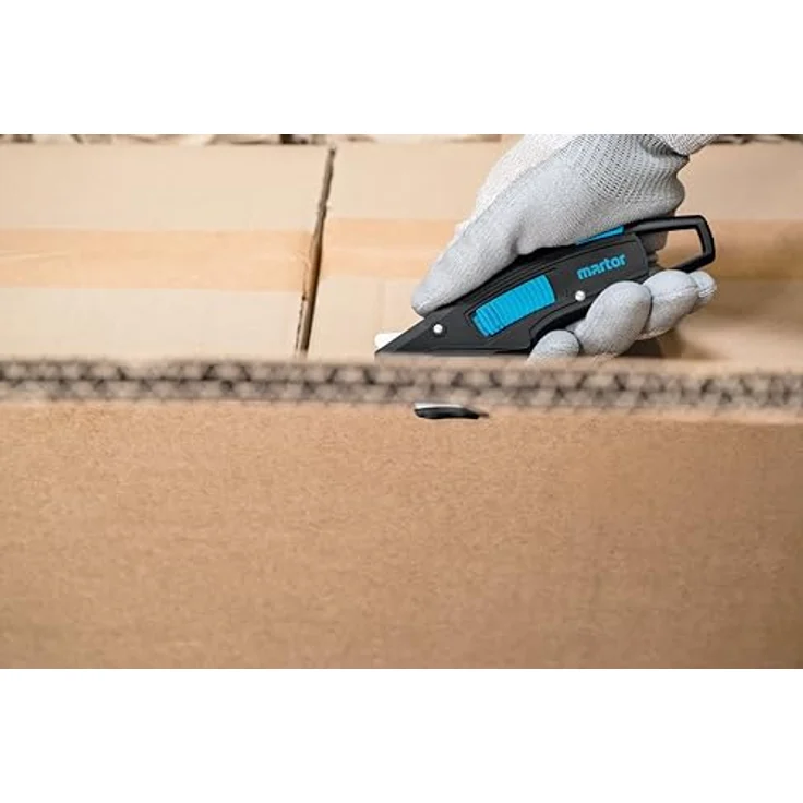 MARTOR SECUMAX 370, Sicherheitsmesser mit verdeckter Klinge, Schnitttiefe bis 9 mm, Griff aus 98% recyceltem Kunststoff – Bild 7